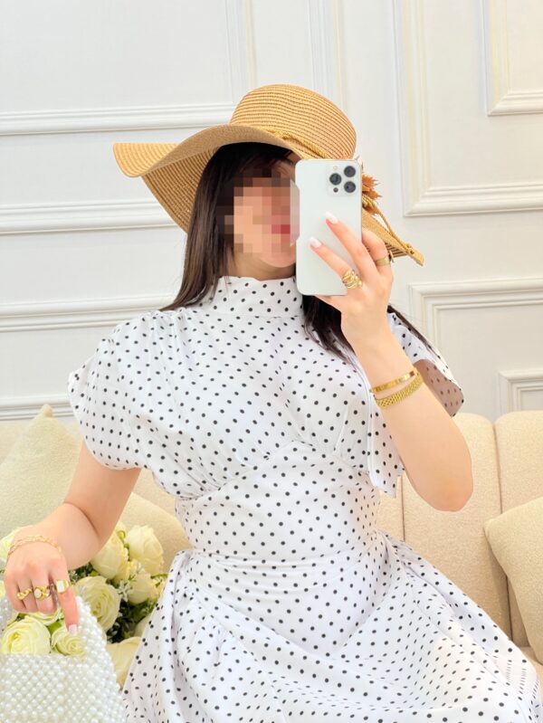 ROBE ARISS POLKA DOTS